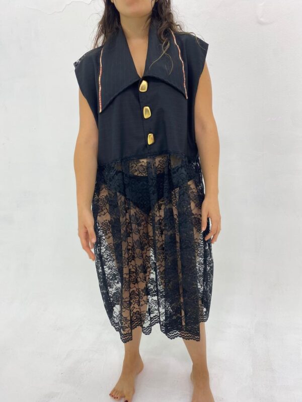Vestido de encaje ´Manto de Lilith´